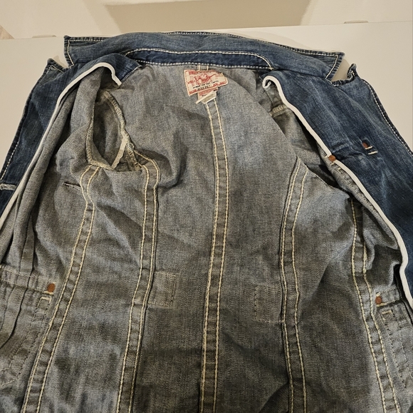 XS TRUE RELIGION DENIM JACKET - Picture 2 of 3